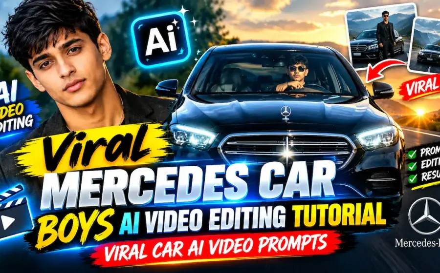 Viral Mercedes Car Boys AI Video Editing trending tutorial preview